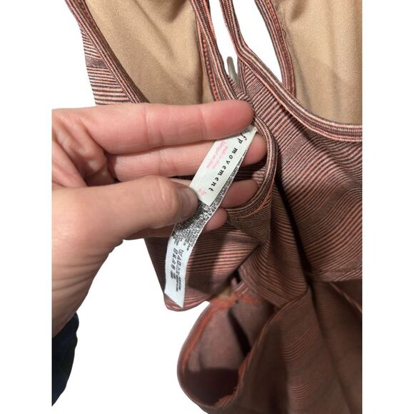 Free People Striped Sleeveless Keyhole Cut Out Mini Dress Multicolor Size Small - Picture 6 of 9